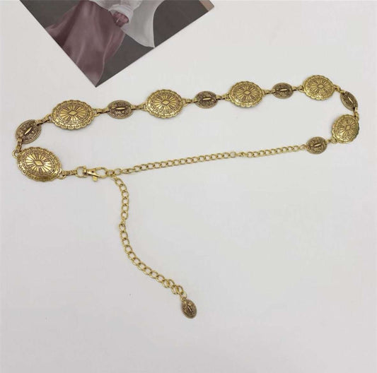 Chaine de taille - Style bohème doré
